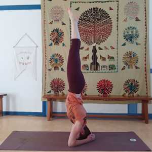 Céline, un professeur de yoga à Houilles
