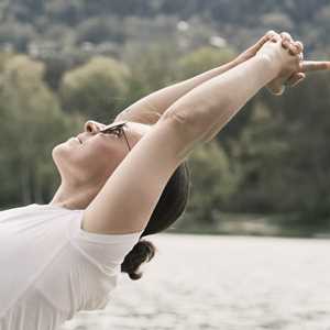 Silvia, un professeur de yoga à Sallanches