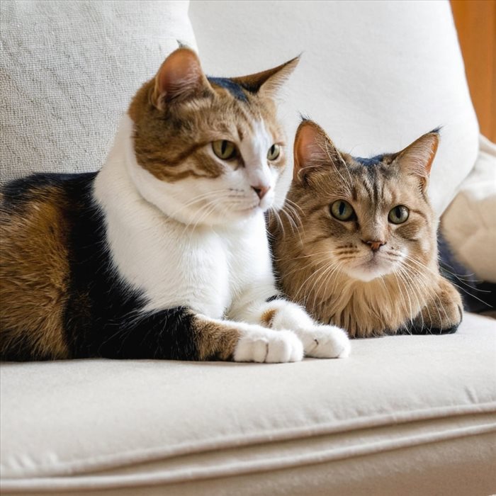 Calmer des Chats Qui Se Battent