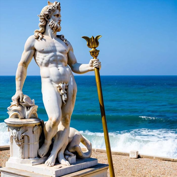 Neptune : Maître des Mers et Océans Romains