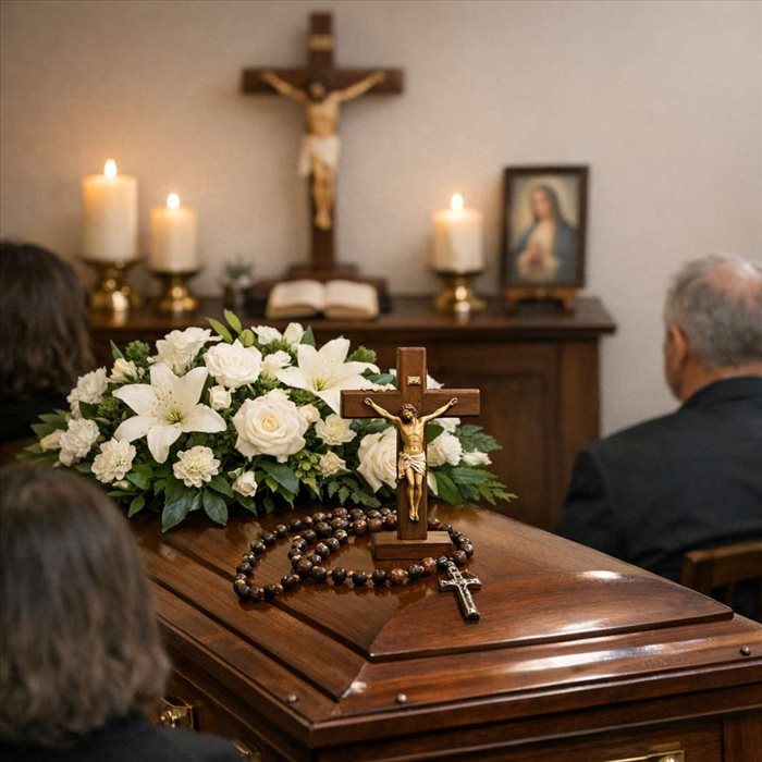 Comment se déroule une veillée funéraire catholique ?
