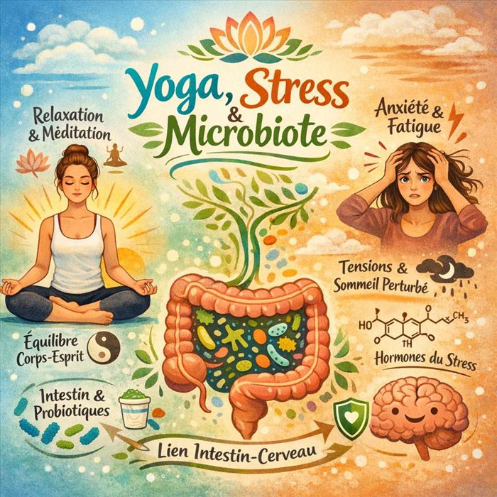 Yoga, stress et microbiote : retrouver un bon équilibre