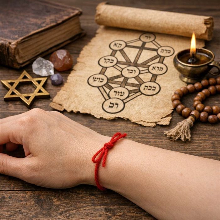 Fil rouge kabbale : signification, origine et protection